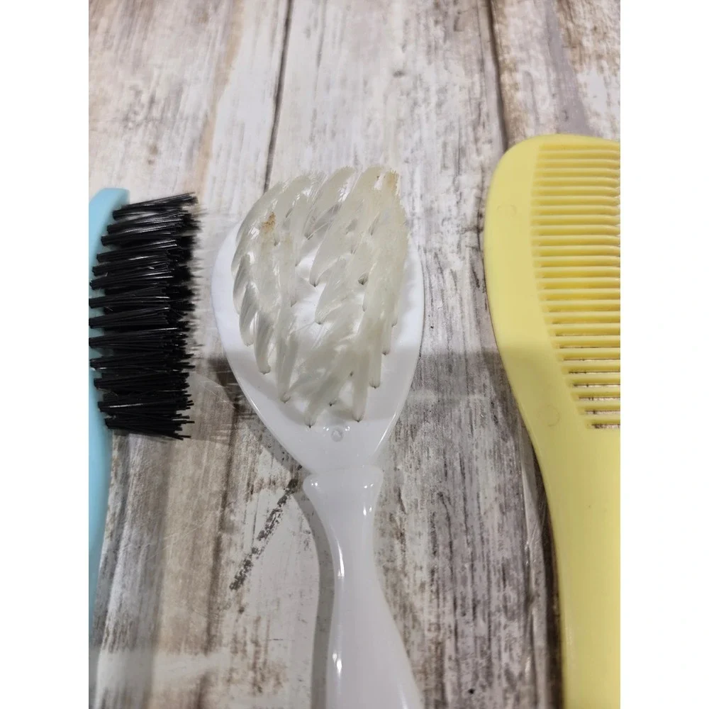 Vintage Baby & Teddy Bear Baby Brush and‎ Comb Set 5pc